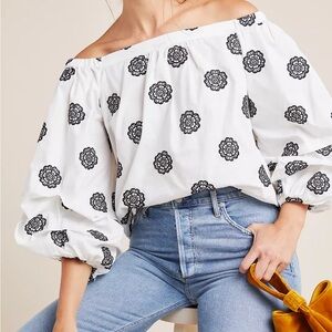 Maeve Cornelia Off-The-Shoulder Blouse